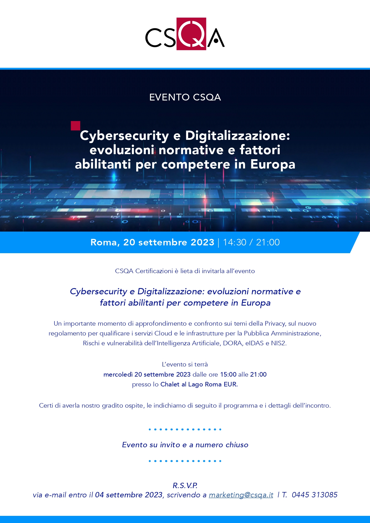 CYBERSECURITY E DIGITALIZZAZIONE: EVOLUZIONI NORMATIVE E  FATTORI ABILITANTI PER COMPETERE IN EUROPA_Img