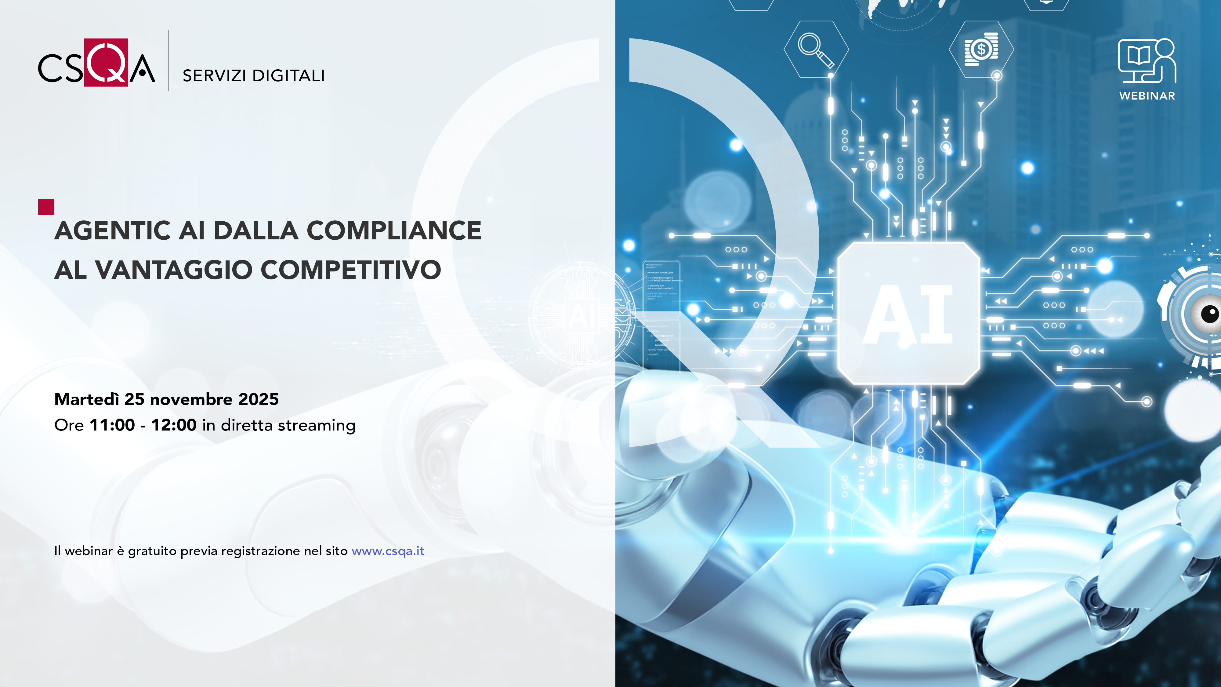 AGENTIC AI DALLA COMPLIANCE AL VANTAGGIO COMPETITIVO_Img