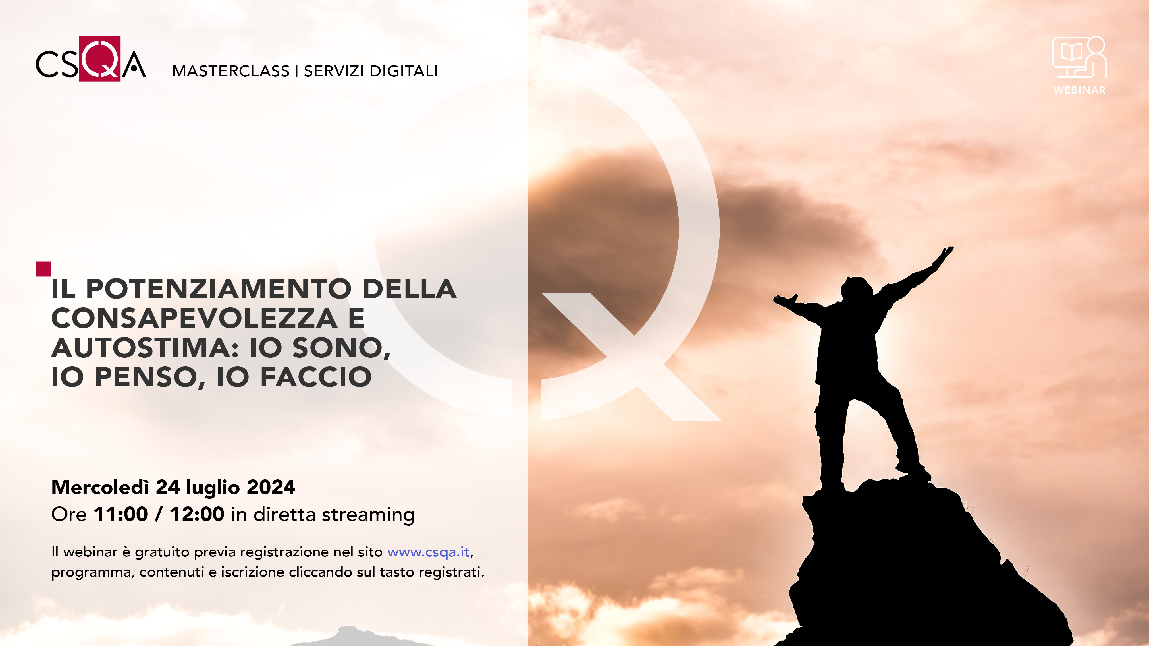 IL POTENZIAMENTO DELLA CONSAPEVOLEZZA E AUTOSTIMA: IO SONO, IO PENSO, IO FACCIO_Img